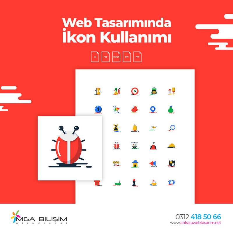Web Tasarımında ikon Kullanımı