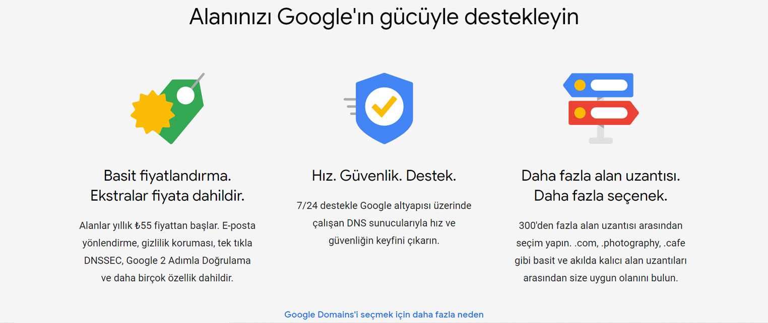 Google Domains Özellikleri Nelerdir?
