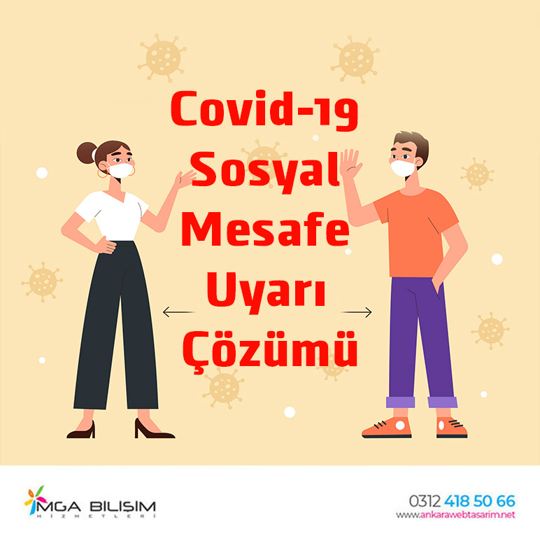 Covid-19 Sosyal Mesafe Uyarı Çözümü