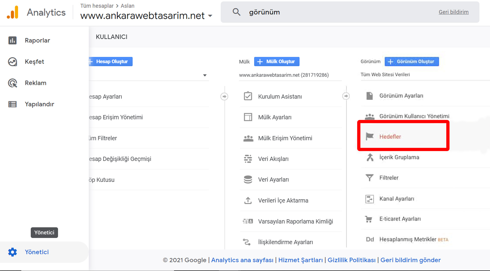 Analytics Dönüşüm İzleme Kurulumu