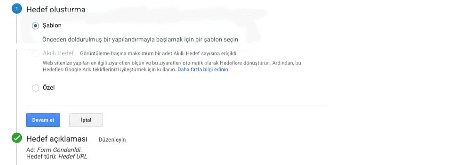 Analytics Dönüşüm İzleme Kurulumu